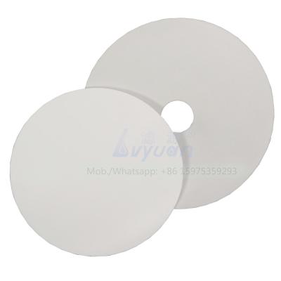China 40 Micron 25mm Micro Plastic White Porous PE Sintered Filter Disc for sale