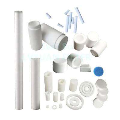 China Liquid Oil Column Empty Spe Cartridge Sintered Plastic Filter With 1 - 100Um Micron for sale