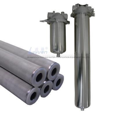 China Single Core Polished 10 20 Inch SS Cartridge Filter Housings for sale