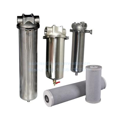 China CE SGS Industrial Pipeline 0.1um SS316 Single Cartridge Filter Housing for sale