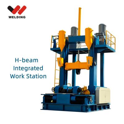 China H Beam Welding Production Line Straightening 3 In1 Integrated Workstation for sale