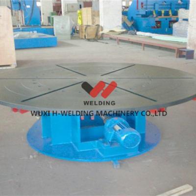 China Horizontal Industrial Rotary Welding Turntable 16ton Rotary Electric Turntable for sale