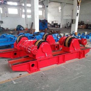 China 100T Adjustable Welding Rotator VFD Control Boiler Industries for sale