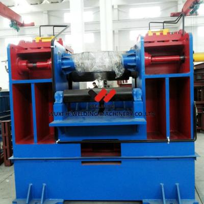 China 6.37 M/Min Hydraulic H Beam Welding Line Flange Straightening Workstation for sale