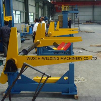 China T / H Beam Production Line Transportation 60 Degree Hydraulic Overturning Rack for sale