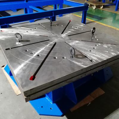 China 100Tons VFD Control Welding Turning Table Adjustable for sale