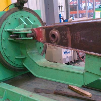 China Head And Tail Pipe Rotary Welding Positioner For Marine Building for sale