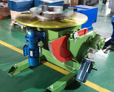China 600kg Rotary Welding Positioner With Chuck Horizontal Rotary Table For Welding for sale