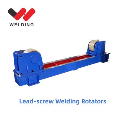 China Lead-screw Adjustable Blue CHGK Welding Rotator Pu Rubber Pipe Rotator For welding Positioning for sale