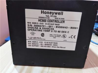 China módulo do PLC do controlador da cremalheira HC900 do I/O do entalhe de 900R12-0101 Honeywell 12 à venda