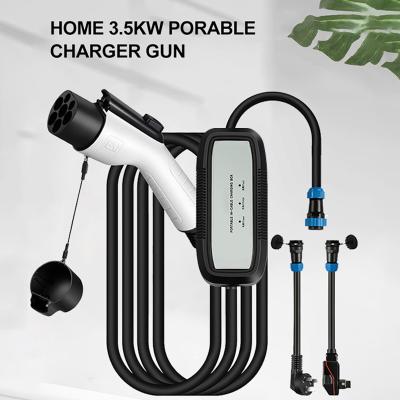 China 10M Cable Portable AC EV Charger 32A 50Hz EVSE Level 2 for sale