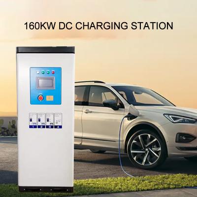 China 3P+N+PE Rapid EV Charging Stations 160A 160KW Double Gun for sale