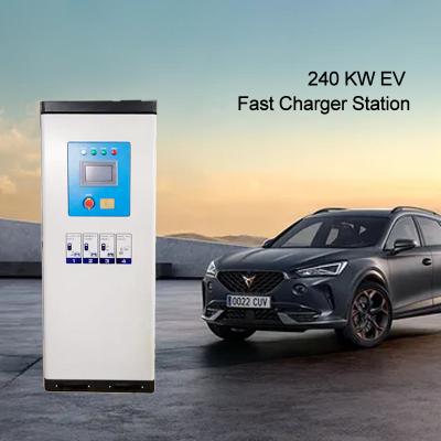 China Double Gun EV Fast Charger 240KW Commercial Electric Vehicle Charging Stations for sale