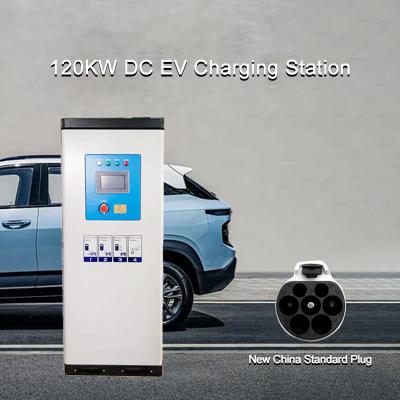 China O carregador rápido da C.C. do veículo elétrico de 120KW GB/T PODE uma comunicação à venda