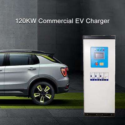 China 120KW Commercial Fast EV DC Charger OCPP 1.6 Ethernet Wifi 4G IP54 IK10 CCS1 for sale