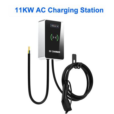 China 32A 11KW Car Charger Single Phase 3 Phase Rapid Charging Points for sale