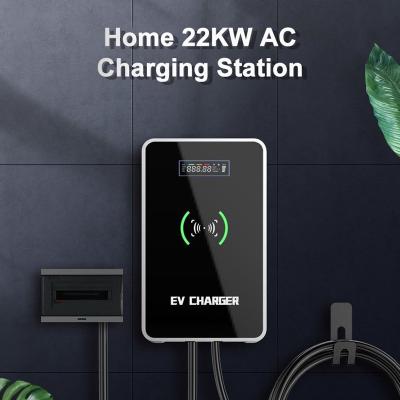 China OCPP 2.0J Wallbox EV Charger 32A Portable Level 2 Electric Car Charger for sale