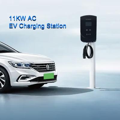 China CE 11KW 16A AC EV Charging Station With Type 2 Car Charger Fast Charging for sale