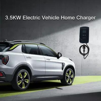 China CE 3.5KW Electric Vehicle Home Charger With Type 2 EV Charger OCPP 1.6 for sale