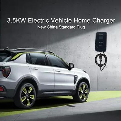 China GB/T 20234-2 3.5KW 16A Electric Vehicle Home Charger With Type 2 EV Charger for sale