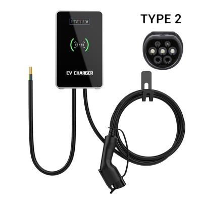 China 32A 3 Phase Electric Car Charger 22KW AC Type 2 Charger for sale