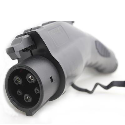 China 110V 16A Electric Car Charging Connectors Single Phase SAEJ1772 for sale