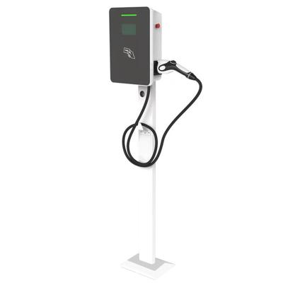 China Natural Cooling AC Wallbox Charger IP55 22KW EV Charging Station for sale