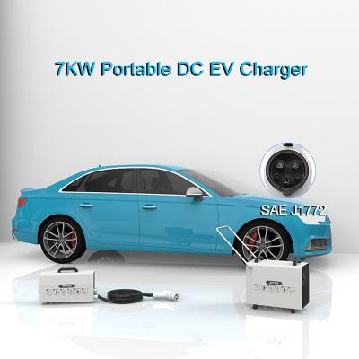 China IEC 62196 SAE J1772 Portable CCS Charger 3P+N+PE EV Mobile Charging Station for sale