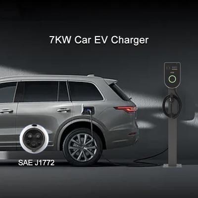 China 3 Phase AC Car EV Charger SAE J1772 7KW EV Charging Station for sale