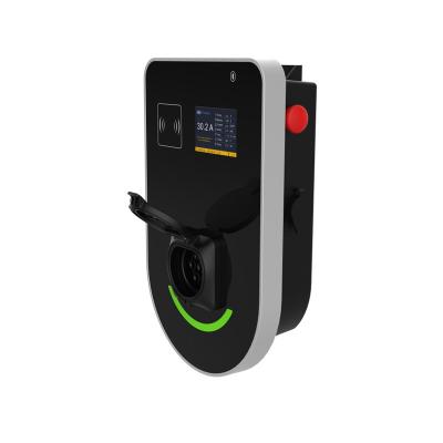 China GB/T Commercial EV Charging Station RS232 Level 2 EV Charger 32 Amp for sale