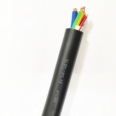 China DC 1000V TPU Sheath Electric Vehicle Cable With Bare Copper Wire Core for sale