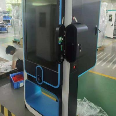 China 200-1000VDC Accell Axfast EV Liquid Cooling Car Station With 7 Inch Touch Screen DIN70121 for sale