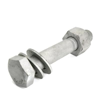 China Hot Dip Galvanized High Tensile Stud Bolt Structural ASTM A325 for sale