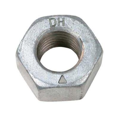 China A563 Grade DH UN8 Class 2B Structural Heavy Hex Nut Zinc Plating for sale
