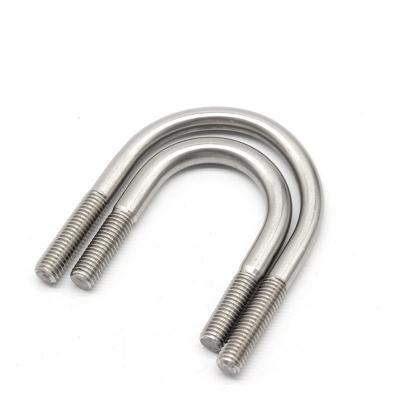 China Stainless Steel M20 Threaded UNF U Bolt Hardware clamp for sale