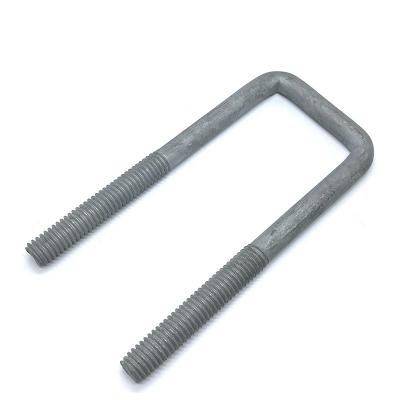 China HDG M12 Threaded Hot Dipped Galvanized U Bolts UNC Class 6.8 for sale