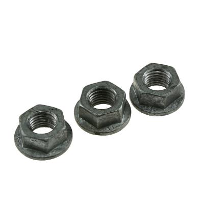 China Hot Dip Galvanized HDG M24 Heavy Hex Flange Nuts Alloy Steel for sale