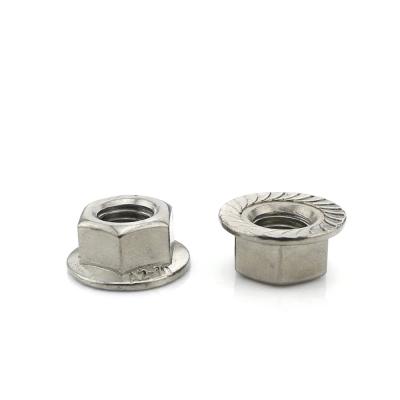 China M10 Stainless Steel Hex Flange Nuts A4-70 SUS316 for sale