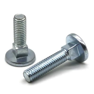 China White Zinc Plated 5/16 Inch Flat Head Carriage Bolt SAE J429 Grade 5 for sale