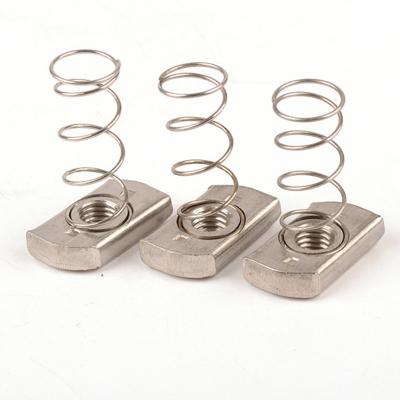 China M12 Channel Nut Stainless Steel 316 A4-70 Spring Channel Nuts for sale