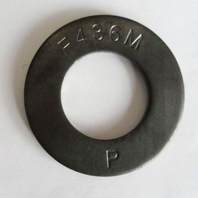 China Hardened HRC 26-45 Steel Black Finish 5/8 Inch Structural Flat Washer F436 for sale