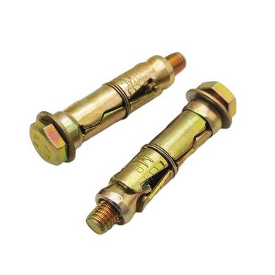 China Heavy Duty Yellow Zinc Fix Bolt Class 8.8 Shield M8 Hex Sleeve Anchor for sale