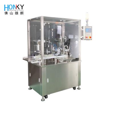China Full Automatic 10ml Vial Bottle Filling Machine Rotary For Pharma Liquid Filling And Packing for sale