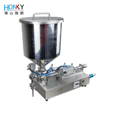 China 50W Desktop Pneumatic Paste Filling Machine For High Viscosity Paste Cream for sale