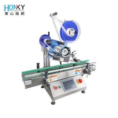 China Plane Card Doypack Flat Surface Automatic Labeling Machine For Electronics Apparel Box Packaging for sale