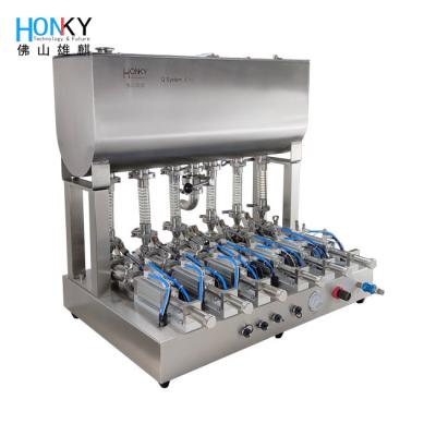China High Speed Lubricant Filling Machine 6 Head 8000BPH 500W for sale