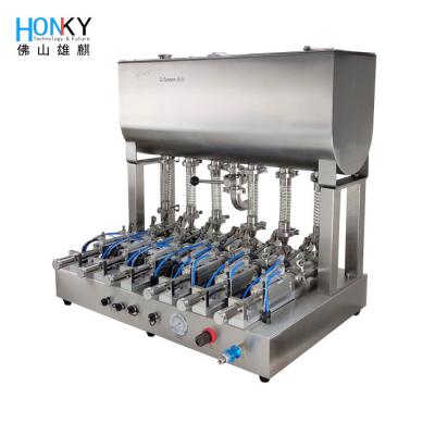 China Multi Row Pneumatic Paste Filling Machine With Ceramic Pump Vertical Packing Machine for sale