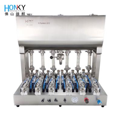 China 6 Line 200g Maya Paste Filling Machine With High Precision Piston Pump For Bag Packing Machine Using for sale