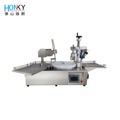 China Nicotine Smoke Oil Liquid Filling Capping Machine Tabletop 1500bph for sale