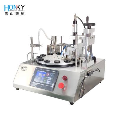 China Glass Bottle 30 BPM Automatic Capping Machine With Filling Function for sale
